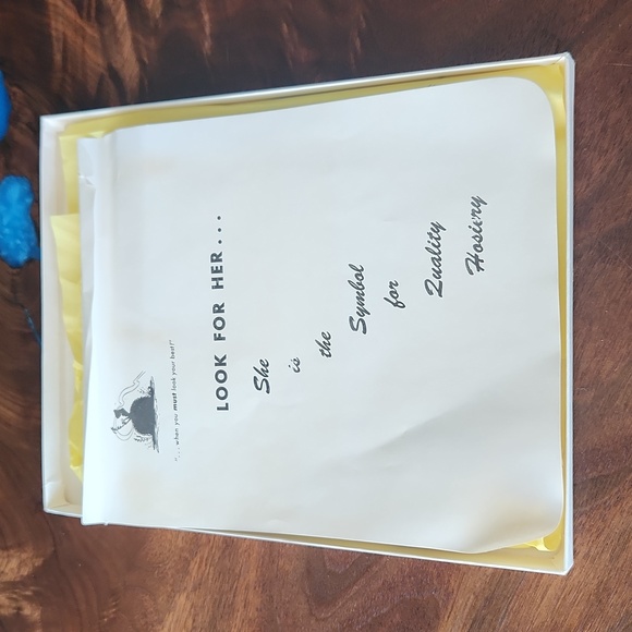 Vintage FLATTERNIT 474 All Nylon stocking | size 10 long - Picture 3 of 7